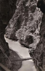 Switzerland Aareschlucht Bei Meiringen Real Photo