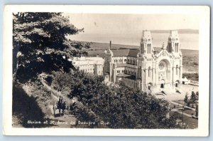 Quebec Canada Postcard Shrine at St. Anne de Beaupre c1940's RPPC Photo