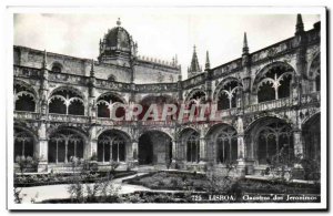 Old Postcard Cloisters Lisboa dos Jeronimos