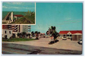 Corpus Christi Texas Postcard Sea Side Motel Apartments Multiview c1960 Unposted