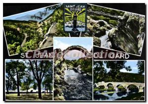 Modern Postcard Saint Jean du Gard And Its Surroundings The Old Bridge The la...