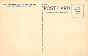 Evergreen Dam Bear Creek Canon, CO, USA Postcard
