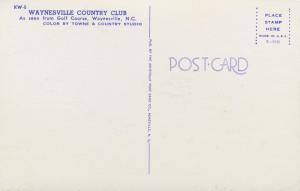 Waynesville Country Club NC North Carolina Golf Course Vintage Postcard D25