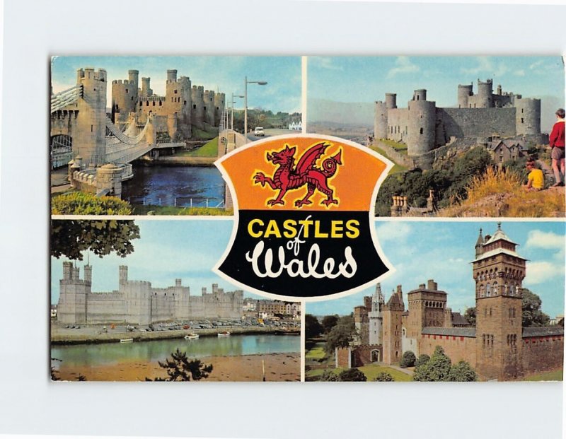 Postcard Castles of Wales