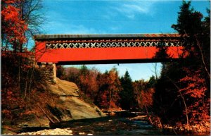 Vermont East Arlington Old Chiselville Covered Bridge