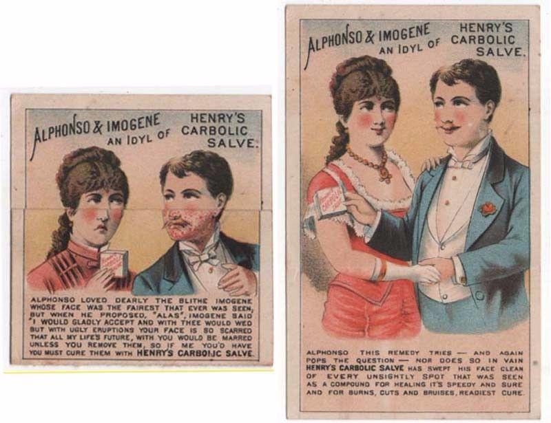 Henry's Carbolic Salve Metamorphic Trade Card, Alphonso &...