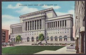 County Court House,Milwaukee,WI Postcard 