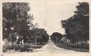 Iowa Ia Real Photo RPPC Postcard 1920 SCHALLER 3rd Street Homes