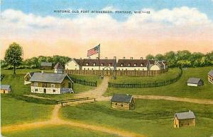 WI, Portage, Wisconsin, Fort Winnebago, Edward H. Mitchelc no. 26729