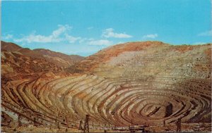 Bingham Copper Mine UT Utah Open-Cut Mining Unused Vintage Postcard H23