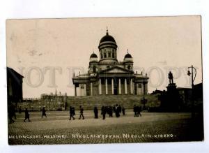 191320 FINLAND HELSINKI Nikolas Church Vintage photo RPPC