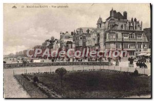 Old Postcard Malo les Bains General View