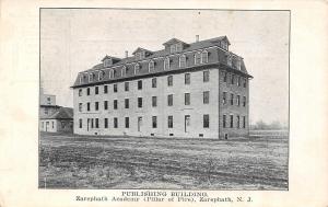 NJ, New Jersey   ZAREPHATH ACADEMY~Publishing Building     c1910's B&W Postcard