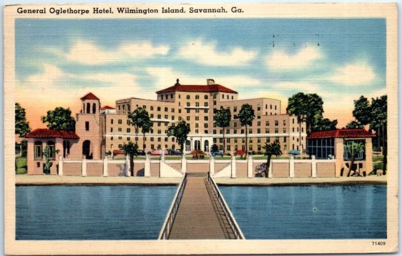 M-95176 General Oglethorpe Hotel Wilmington Island Savannah Georgia USA