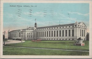 Postcard Federal Prison Atlanta GA Georgia 1928