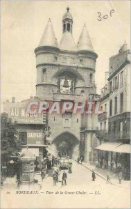 Postcard Old Bordeaux Great Bell Tower