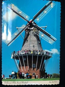 Vintage Postcard 1981 DeZwann The Swam Windmill Holland Michigan