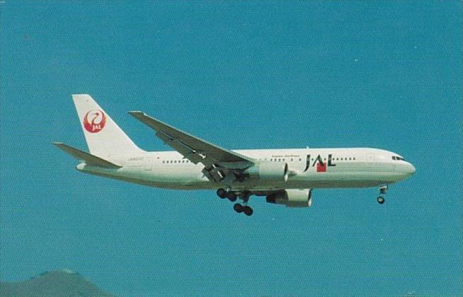 Japan Air Lines Boeing B-767-246 At Kai Tak Airport Hong Kong