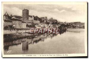 Old Postcard Cahors Lot and La Tour Du Chateau Du Roy