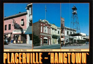 PLACERVILLE, California CA   HANGMAN'S TREE~BELL TOWER   4x6 Oversize Postcard