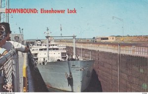 Eisenhower Lock , St Lawrence Seaway , New York , 50-60s ; The PEERLESS