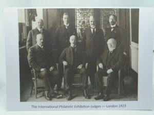 International Philatelic Exhibition Judges - London 1923 Repro Postcard 2015
