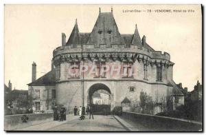 Old Postcard Vendome Hotel De Ville