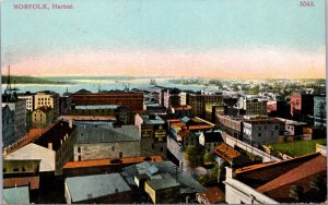 Postcard Overview of Norfolk Harbor, Virginia