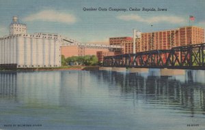 Postcard Quaker Oats Company Cedar Rapids Iowa IA