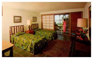 Postcard HOTEL SCENE Kauai Island Hawaii HI AT3734