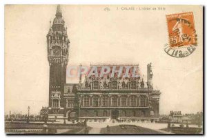 Old Postcard Calais Hotel de Ville