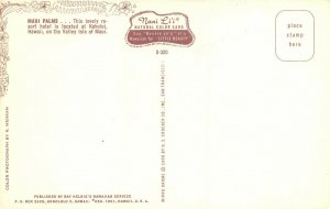 Hilo Hawaii 1960s Postcard Poolside at Naniloa Hotel