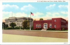 Postcard OH Celina - US Post Office and Court House