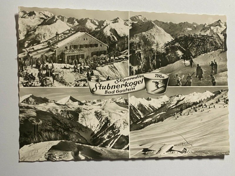 UNUSED AUSTRIA MULTI VIEW VINTAGE POSTCARD -  STUBNERKOGEL  (KK3368) 