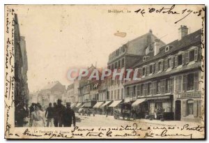 Old Postcard Belfort Faubourg de France