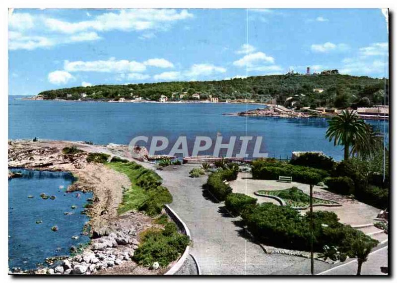 Modern Postcard Antibes Cape and Lighthouse