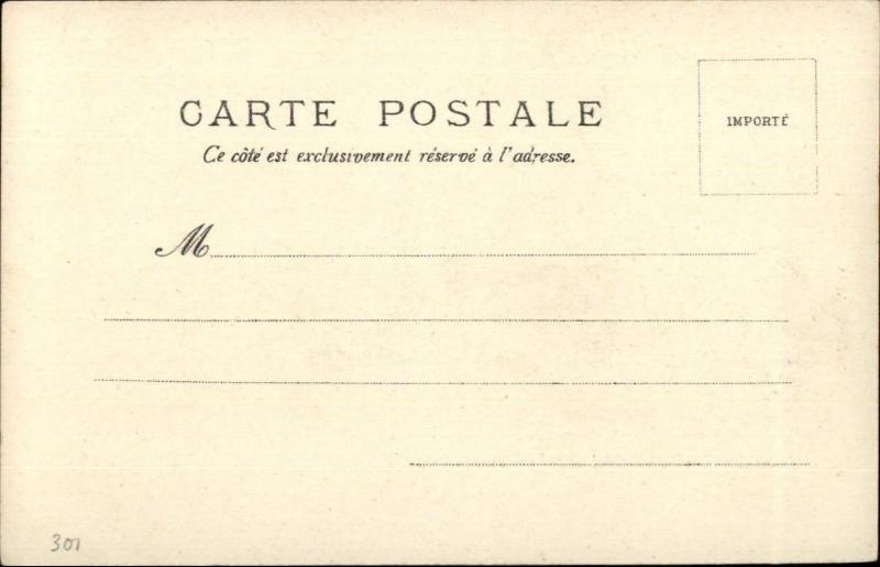 French Navy Battleship Le Marceau c1900 Postcard