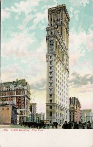 Times Building New York NY NYC Unused Souvenir Postcard G28