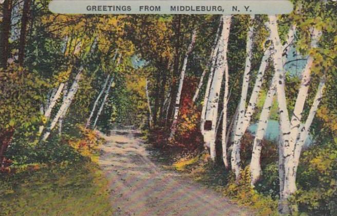 New York Greetings From Middleburg 1940