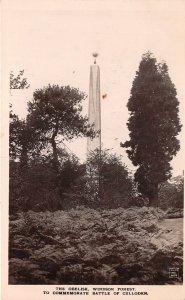 uk52614 the obelisk windsor forest commemorate battle of culloden real photo uk