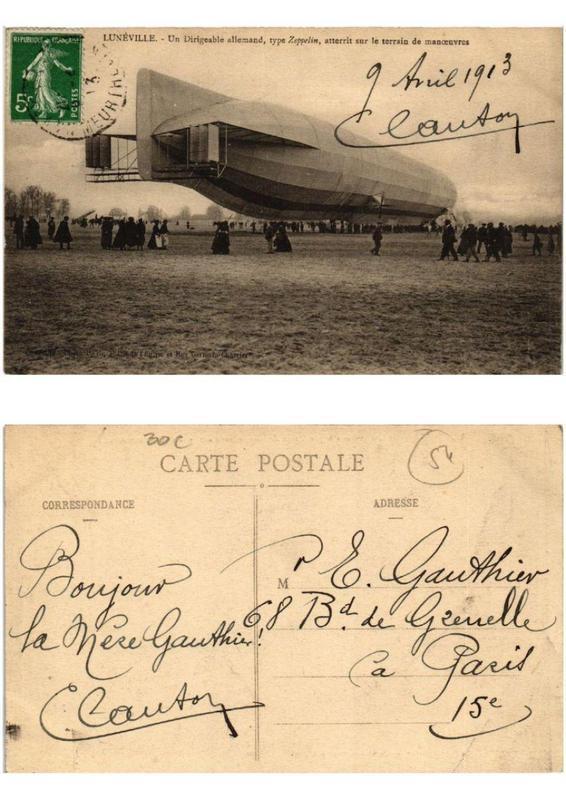 CPA AK LUNEVILLE Un Dirigeable allemand type Zeppelin (509289)