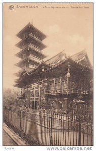 La Tour Japonaise, Vue De l'Avenue Van Praet, Bruxelles-Laeken, Belgium, 00-10s