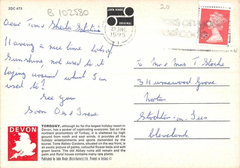 B102580 torre abbey gardens torquay south devon   uk