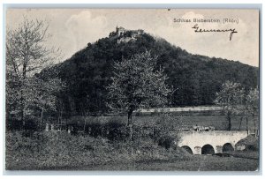 Reinsberg Saxony Germany Postcard Bieberstein Castle (Rhon) 1910 Antique