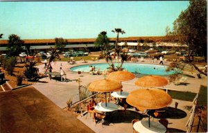 Corona Del Mar, CA California  JAMAICA INN RESORT MOTEL Pool  ROADSIDE  Postcard