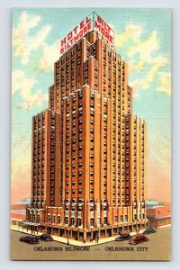 Postcard Oklahoma City Ok Biltmore Hotel Route 66 1940s Unposted Linen