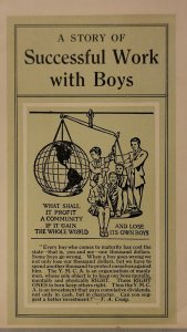 Vintage   Young Men's Christian Association  Successful Work With Boys  Booklet