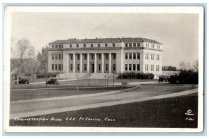 c1910's Administration Building CAC Ft. Collins Colorado CO RPPC Photo Postcard