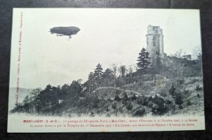 Mint France Aviation Postcard Zeppelin Patrie in Montlhery Airship Dirigible