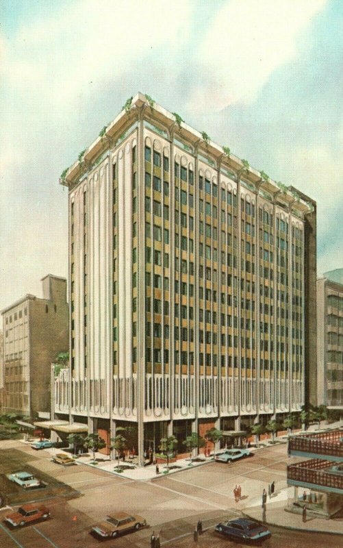 Vintage Postcard Barrett Motor Hotel Post and Mason Streets San Francisco CA